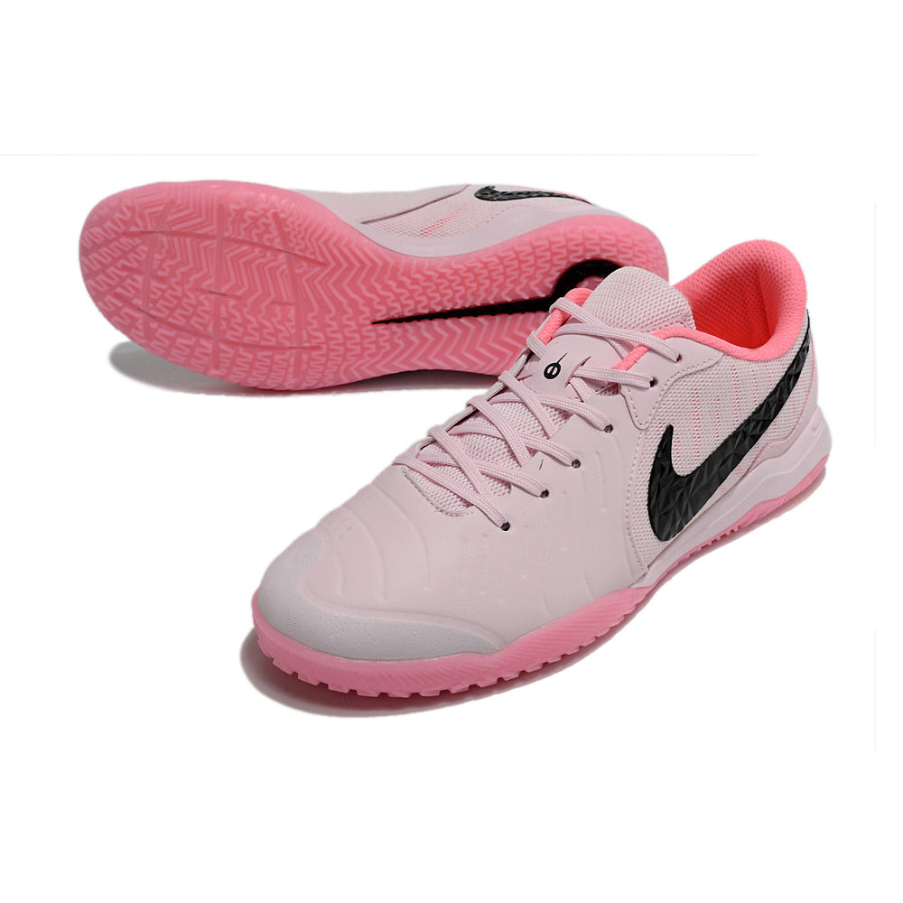 Chuteira Futsal Nike Tiempo Legend 10 Academy IC Rosa e Preto 