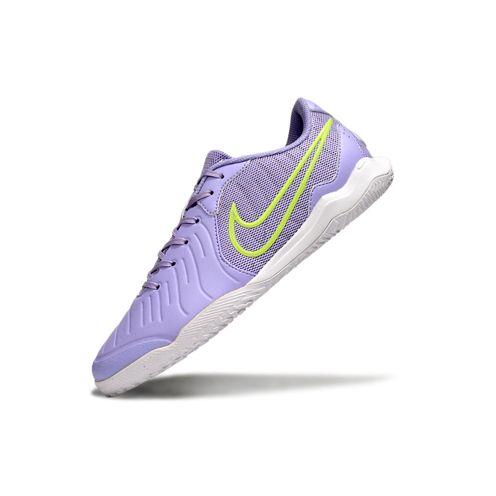 Chuteira Futsal Nike Tiempo Legend 10 Academy IC Roxo e Verde