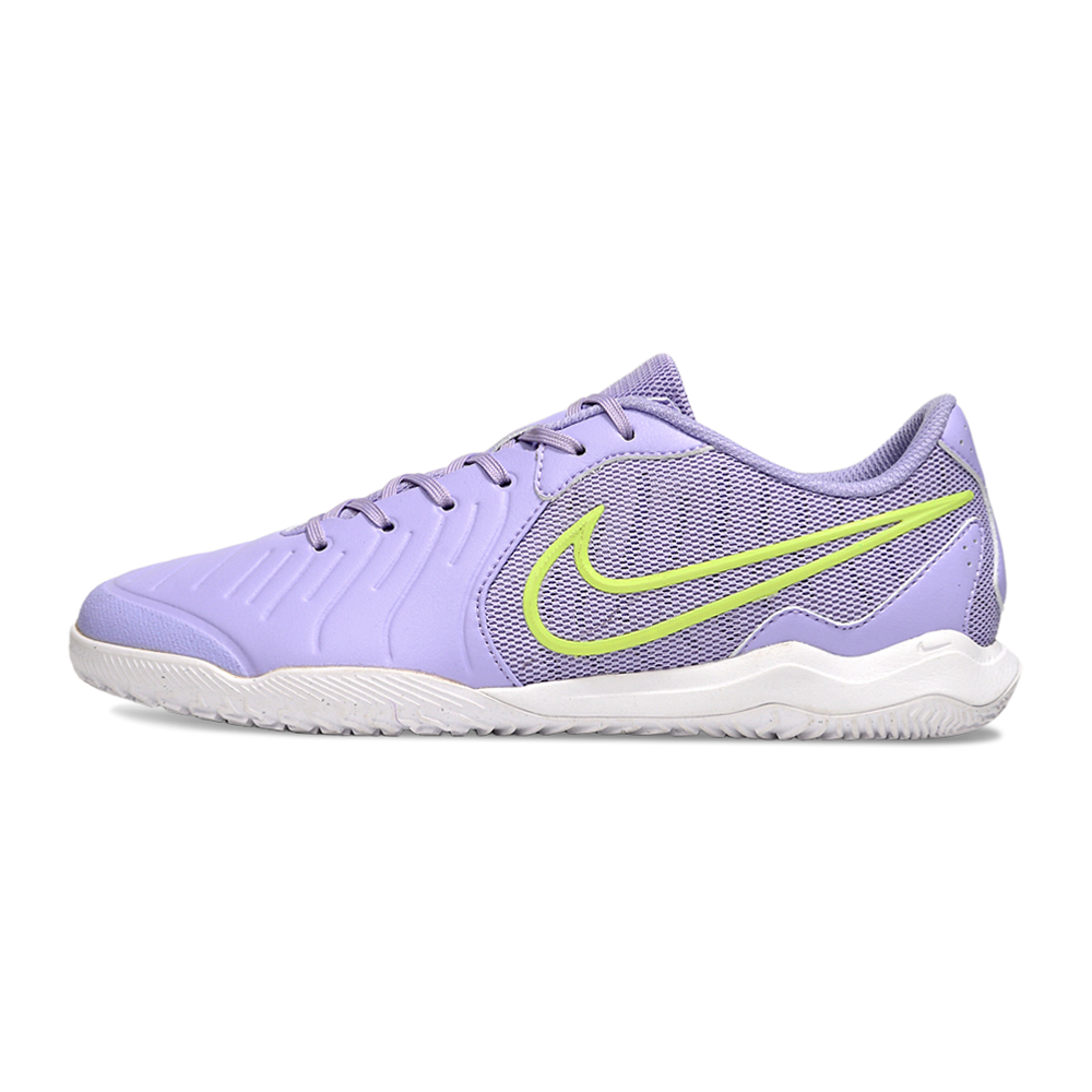 Chuteira Futsal Nike Tiempo Legend 10 Academy IC Roxo e Verde