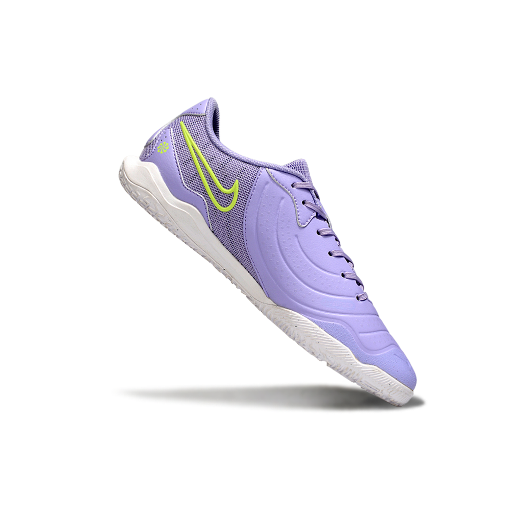 Chuteira Futsal Nike Tiempo Legend 10 Academy IC Roxo e Verde