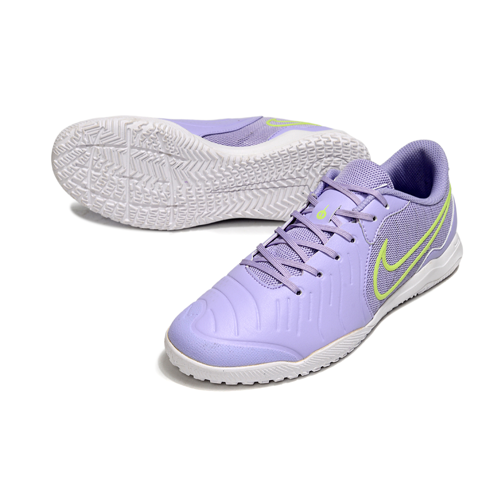 Chuteira Futsal Nike Tiempo Legend 10 Academy IC Roxo e Verde