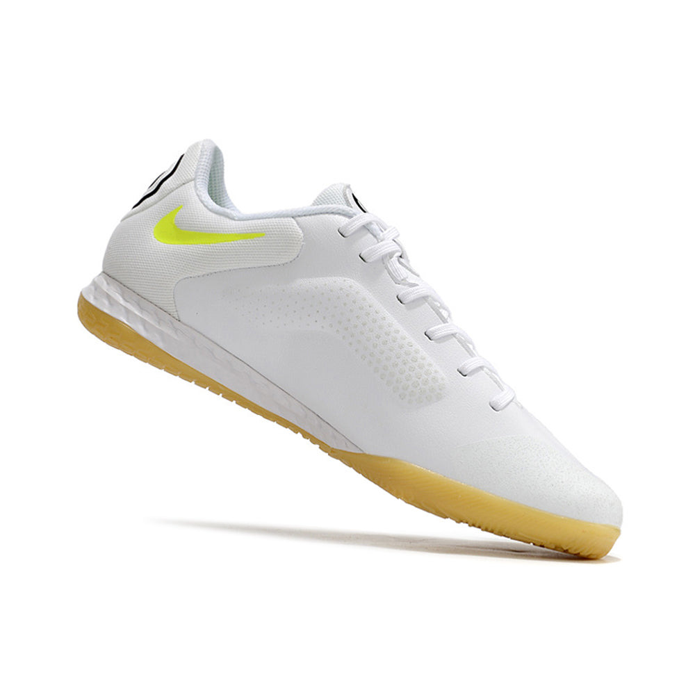 Chuteira Futsal Nike Tiempo Legend 9 Elite IC Branca e Preta