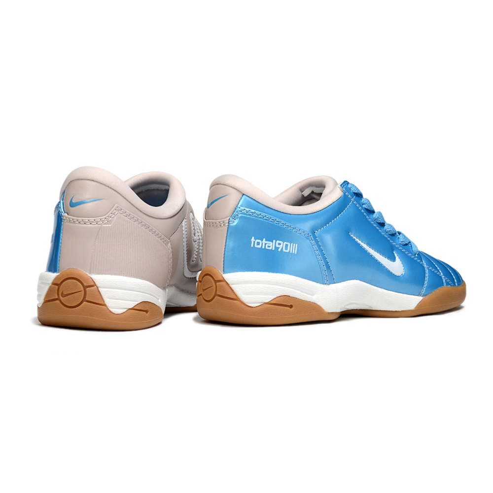 Chuteira Futsal Nike Total 90 IC Azul e Bege