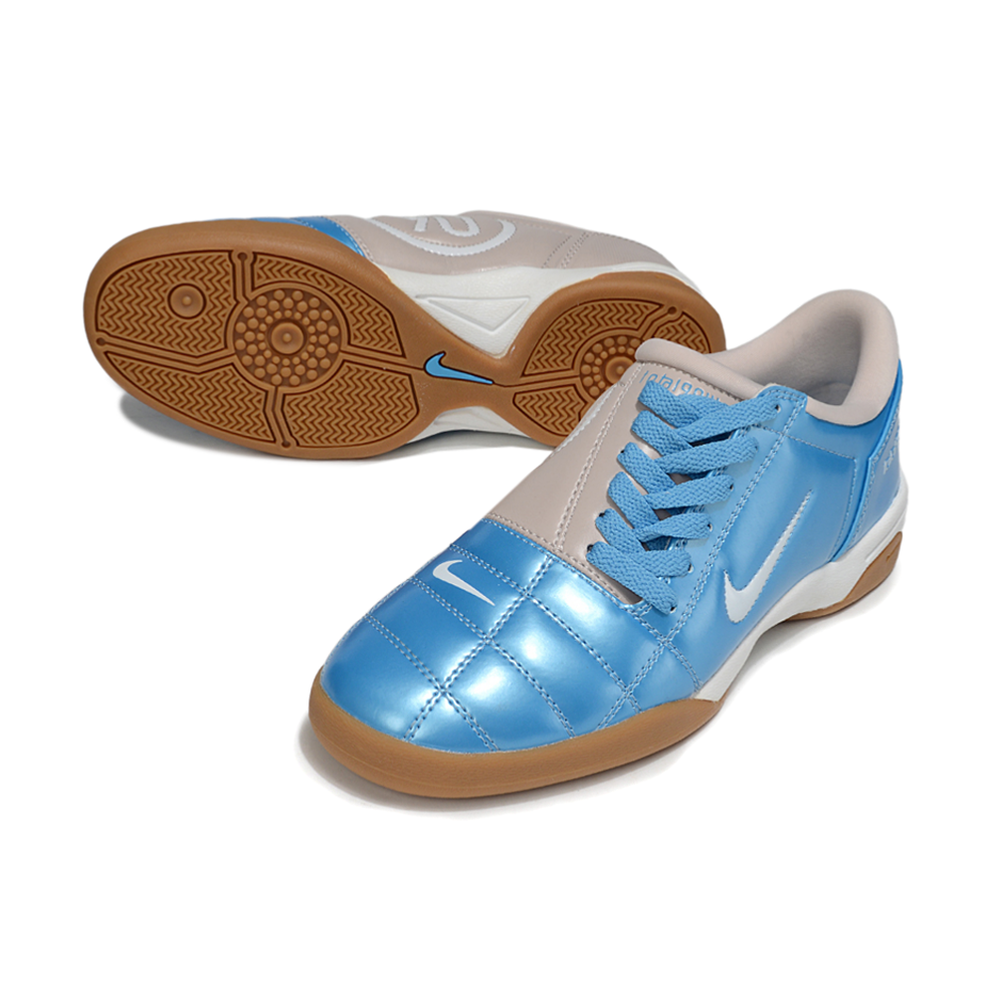 Chuteira Futsal Nike Total 90 IC Azul e Bege