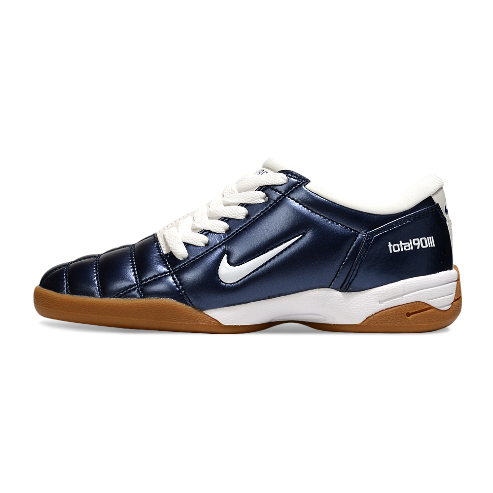 Chuteira Futsal Nike Total 90 IC Azul e Branco