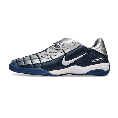 Chuteira Futsal Nike Total 90 IC Azul e Prata