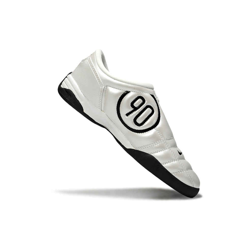 Chuteira Futsal Nike Total 90 IC Branco e Preto