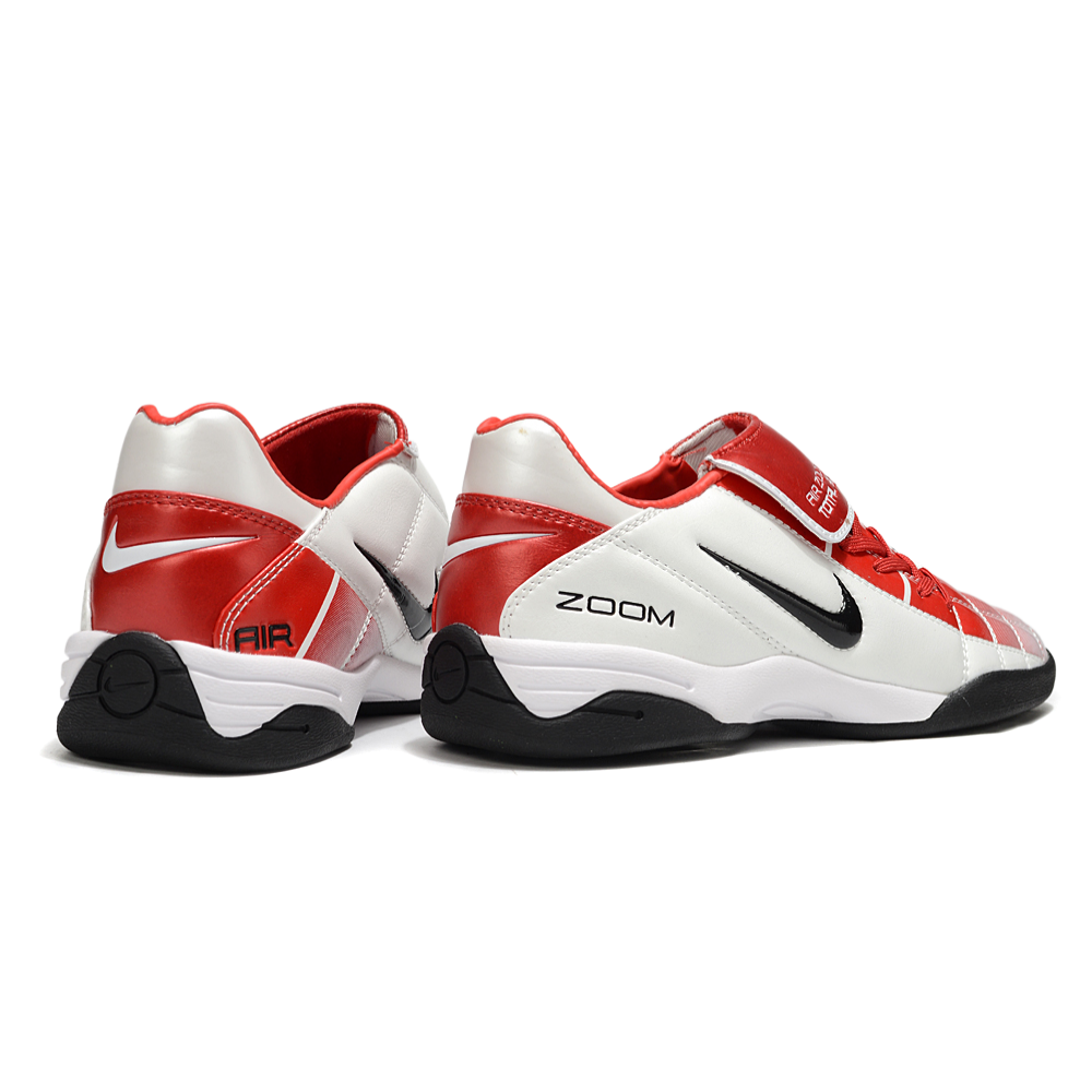 Chuteira Futsal Nike Total 90 IC Branco e Vermelho