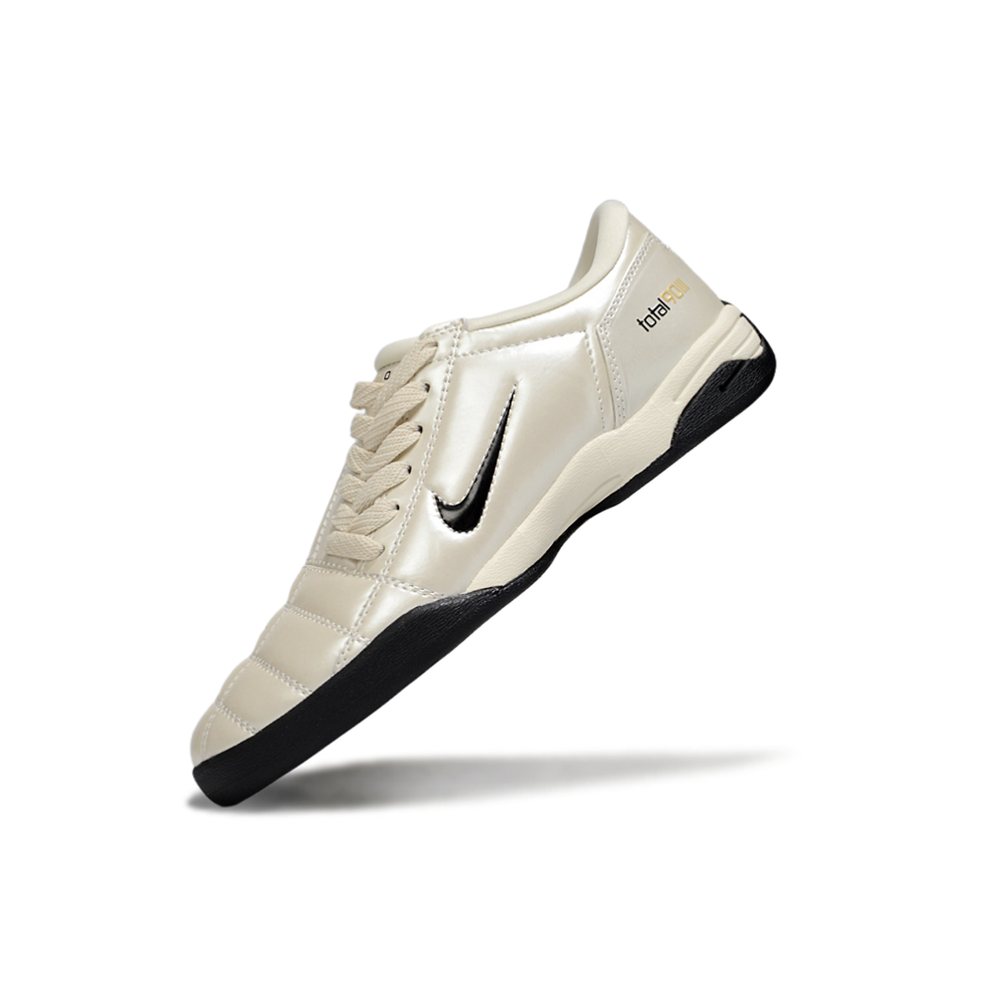 Chuteira Futsal Nike Total 90 IC Creme e Preto