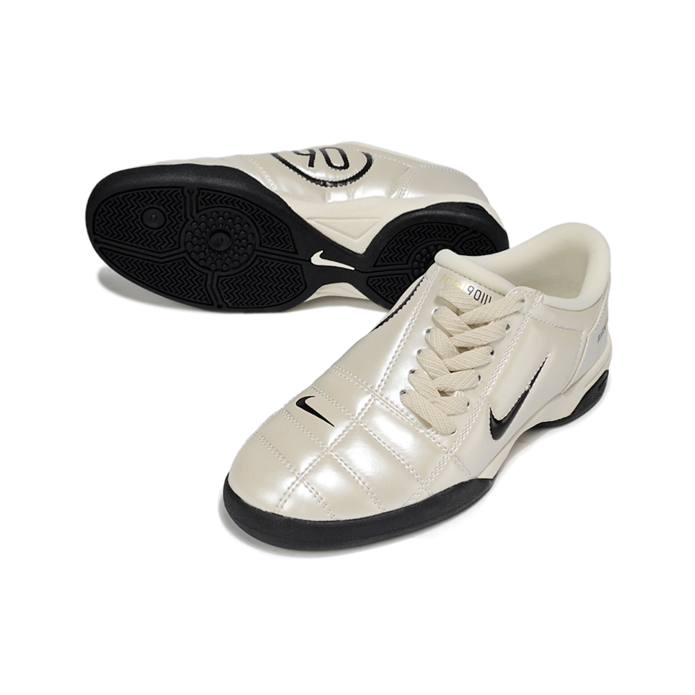 Chuteira Futsal Nike Total 90 IC Creme e Preto