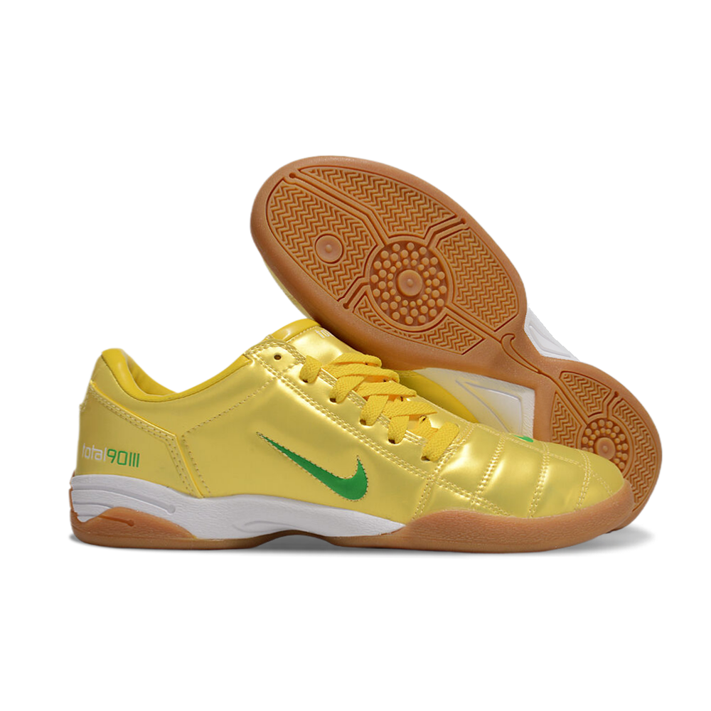 Chuteira Futsal Nike Total 90 IC Dourada