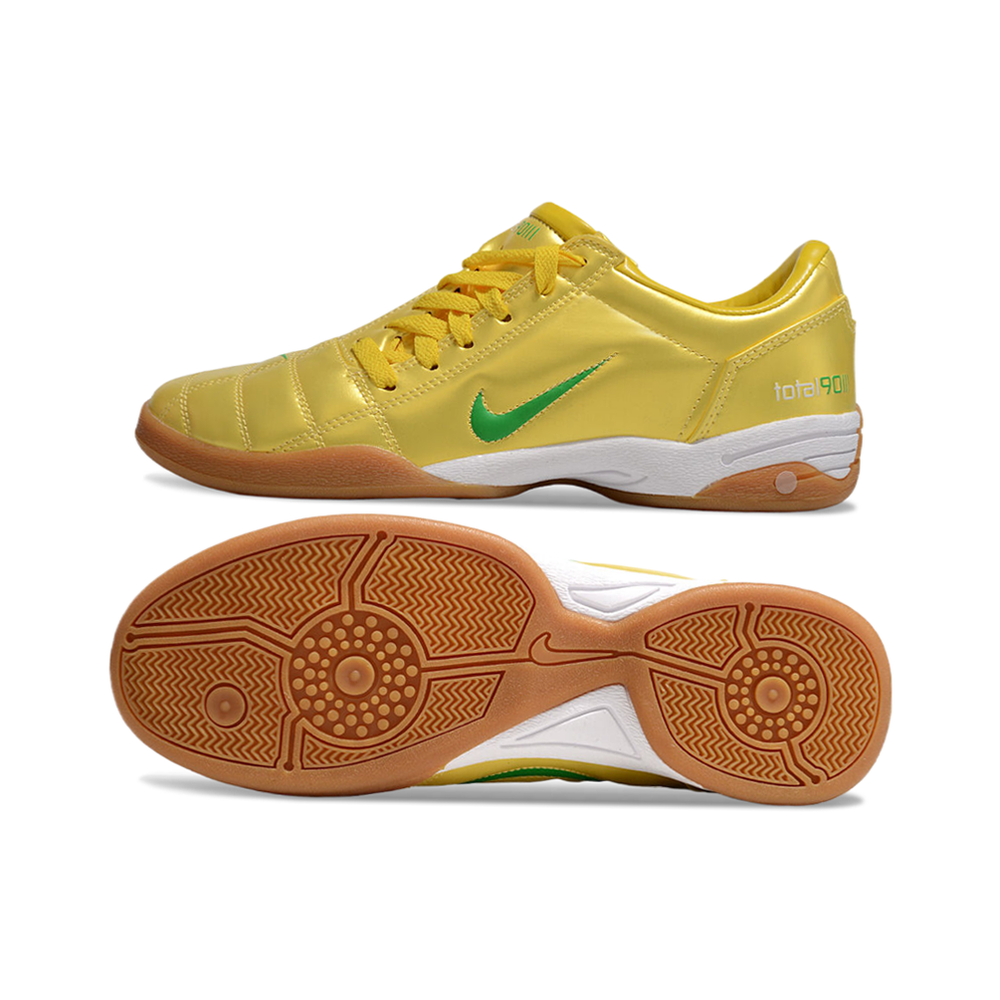 Chuteira Futsal Nike Total 90 IC Dourada