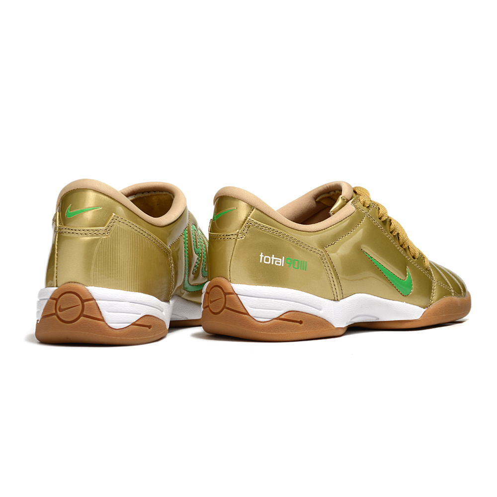 Chuteira Futsal Nike Total 90 IC Dourado e Verde