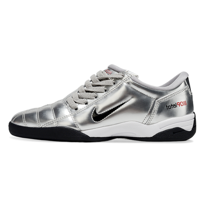 Chuteira Futsal Nike Total 90 IC Prata e Preta