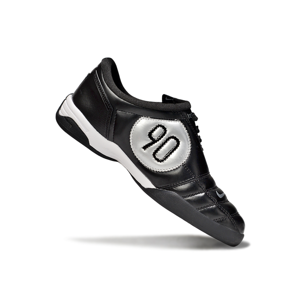 Chuteira Futsal Nike Total 90 IC Preta e Prata