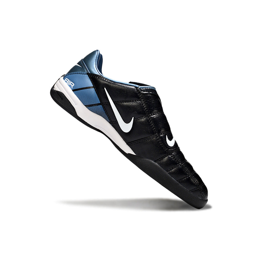 Chuteira Futsal Nike Total 90 IC Preto e Azul