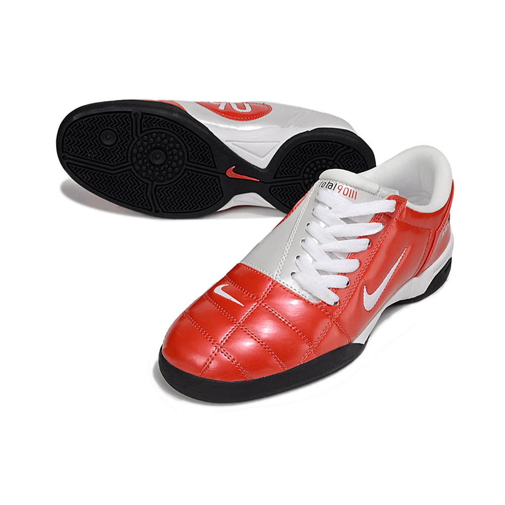 Chuteira Futsal Nike Total 90 IC Vermelha e Branca