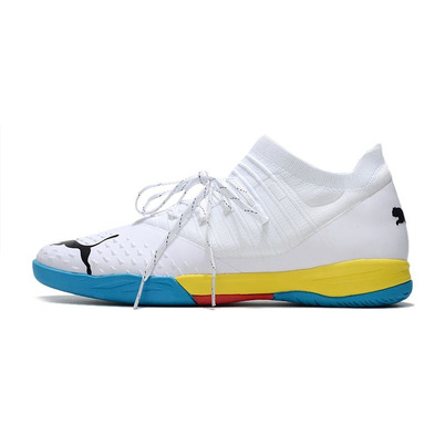 Chuteira Futsal Puma Future Z 1.3 IC Branca e Colorida