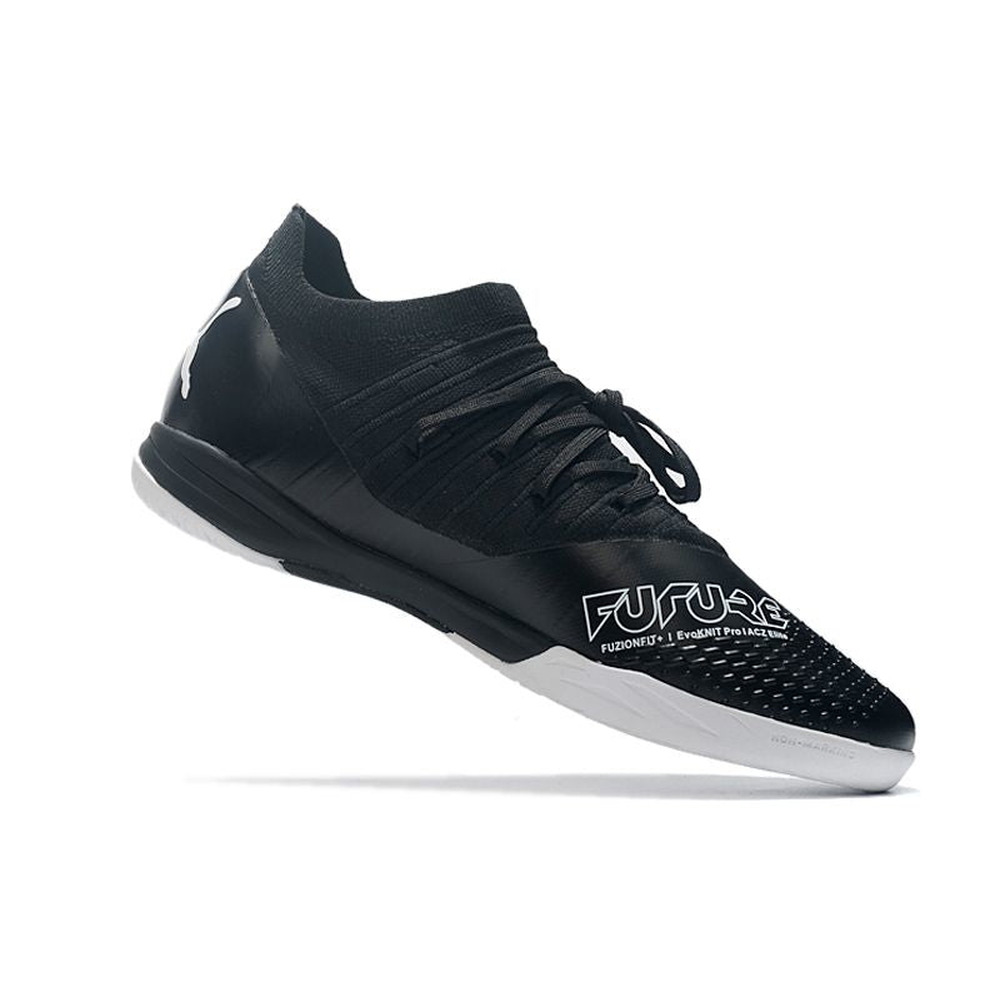 Chuteira Futsal Puma Future Z 1.3 IC Preta e Branca