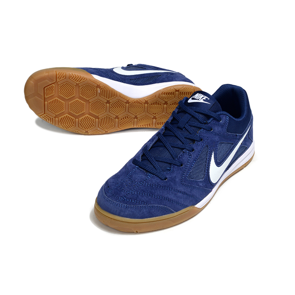 Chuteira Futsal Supreme X Nike SB Gato IC Azul e Branca