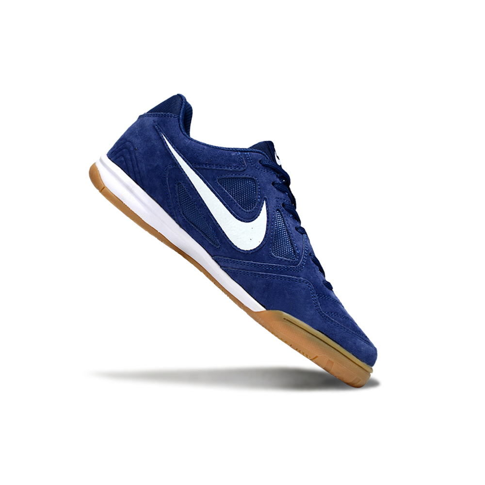 Chuteira Futsal Supreme X Nike SB Gato IC Azul e Branca