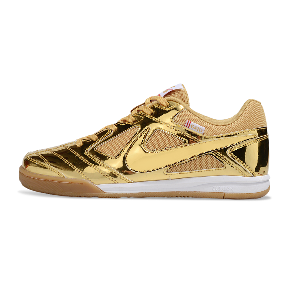 Chuteira Futsal Supreme X Nike SB Gato IC Dourado