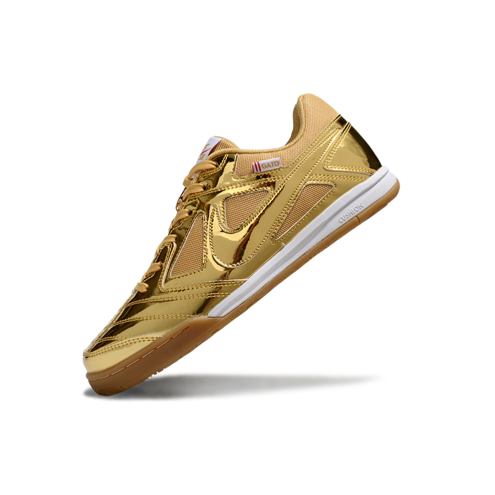 Chuteira Futsal Supreme X Nike SB Gato IC Dourado