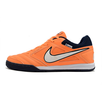 Chuteira Futsal Supreme x Nike SB Gato IC Laranja, Azul e Branco