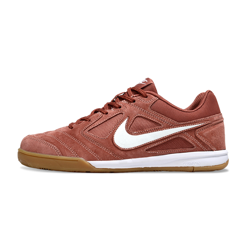 Chuteira Futsal Supreme X Nike SB Gato IC Marrom