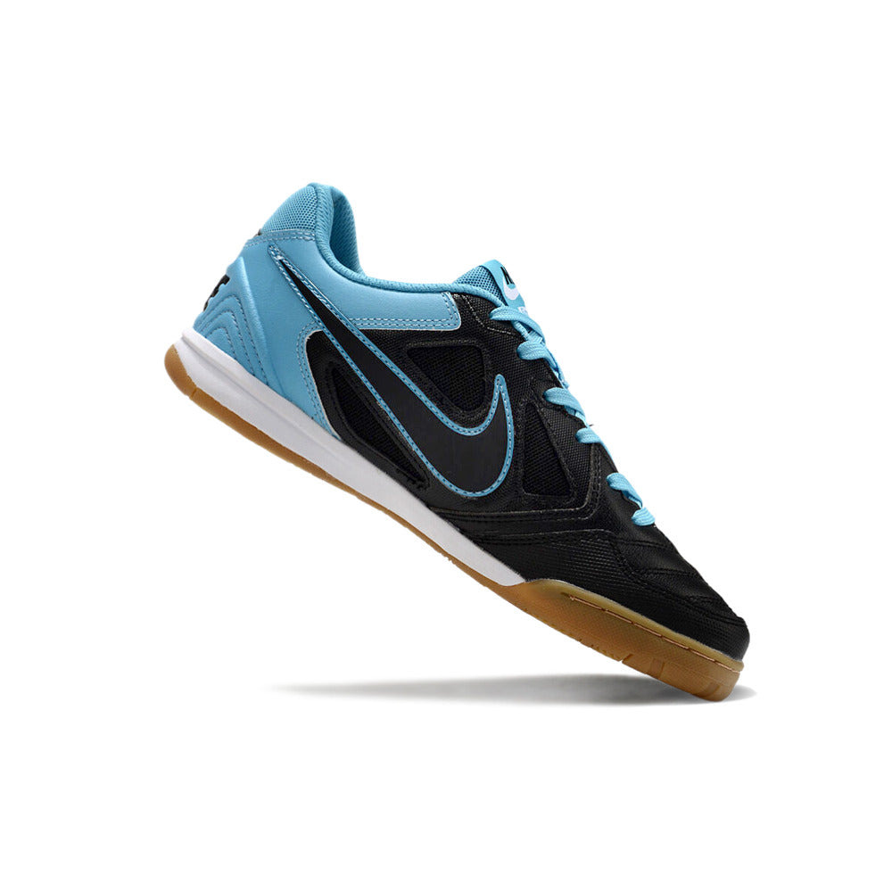 Chuteira Futsal Supreme x Nike SB Gato IC Preta e Azul