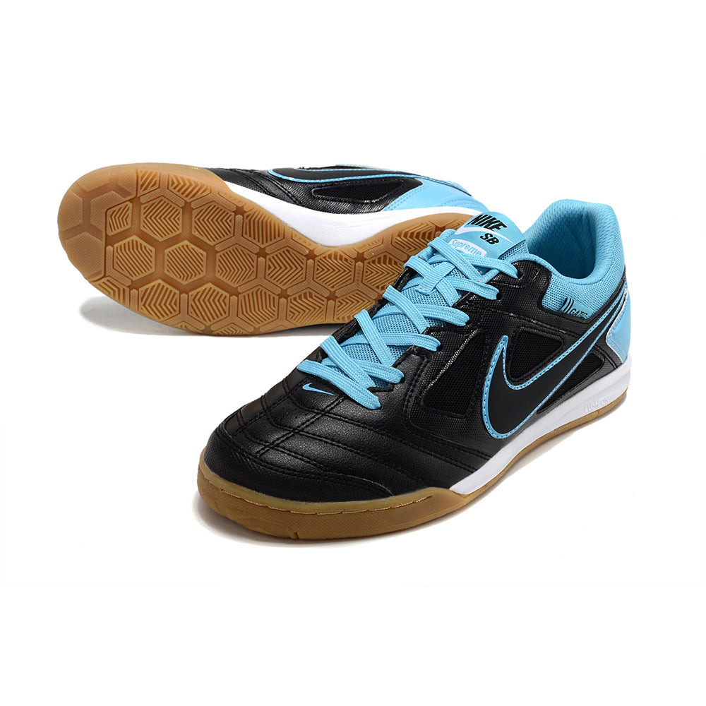 Chuteira Futsal Supreme x Nike SB Gato IC Preta e Azul