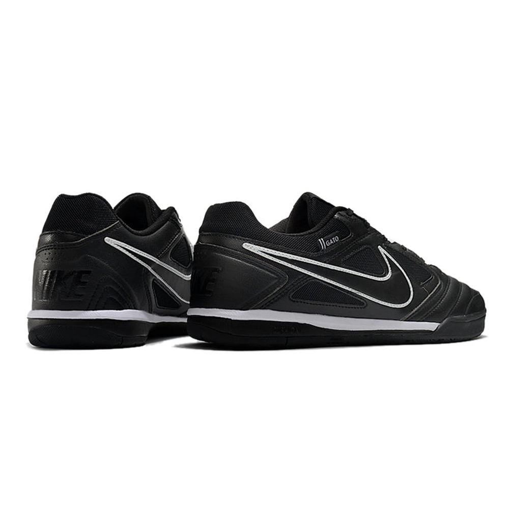 Chuteira Futsal Supreme x Nike SB Gato IC Preta e Branca