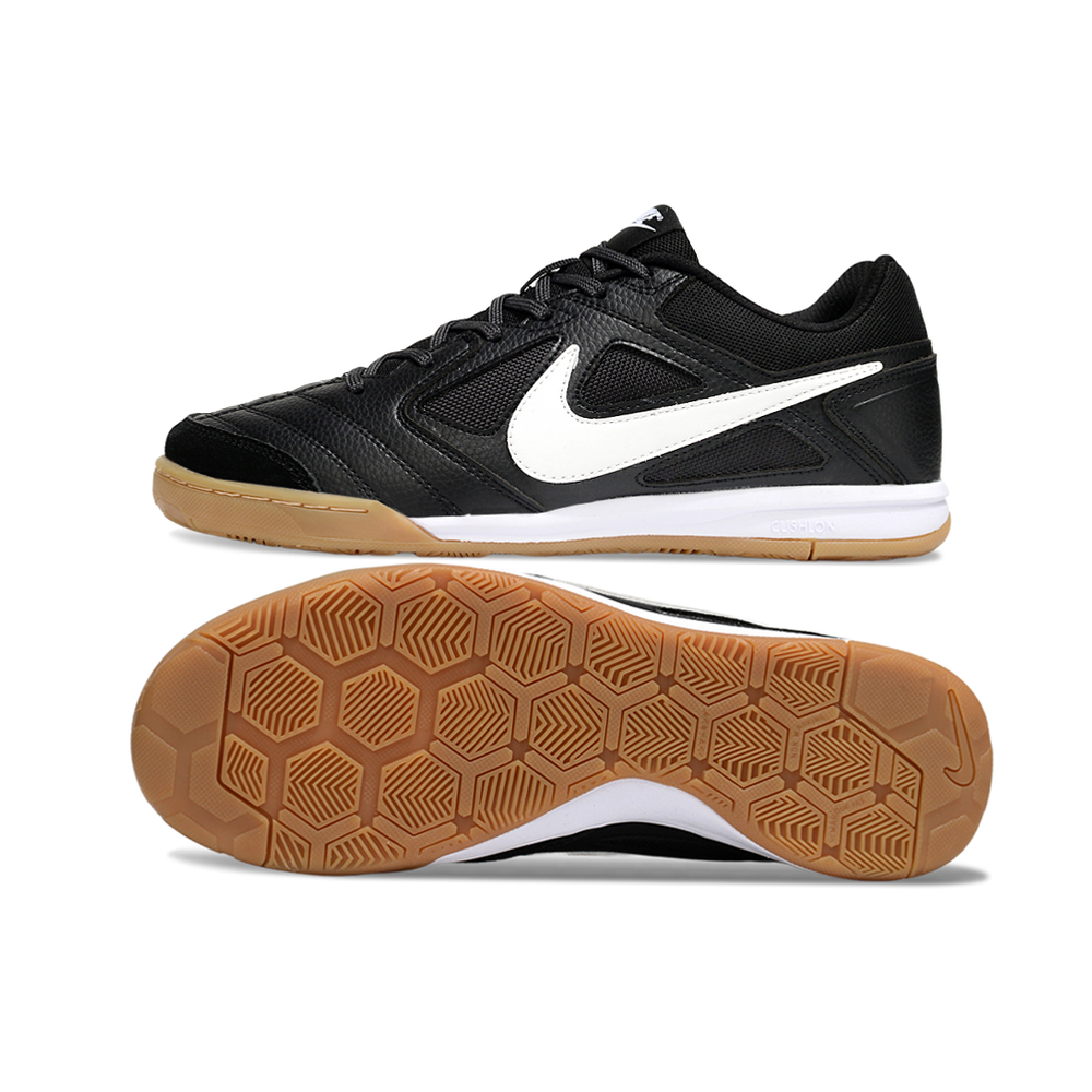 Chuteira Futsal Supreme X Nike SB Gato IC Preta e Branco