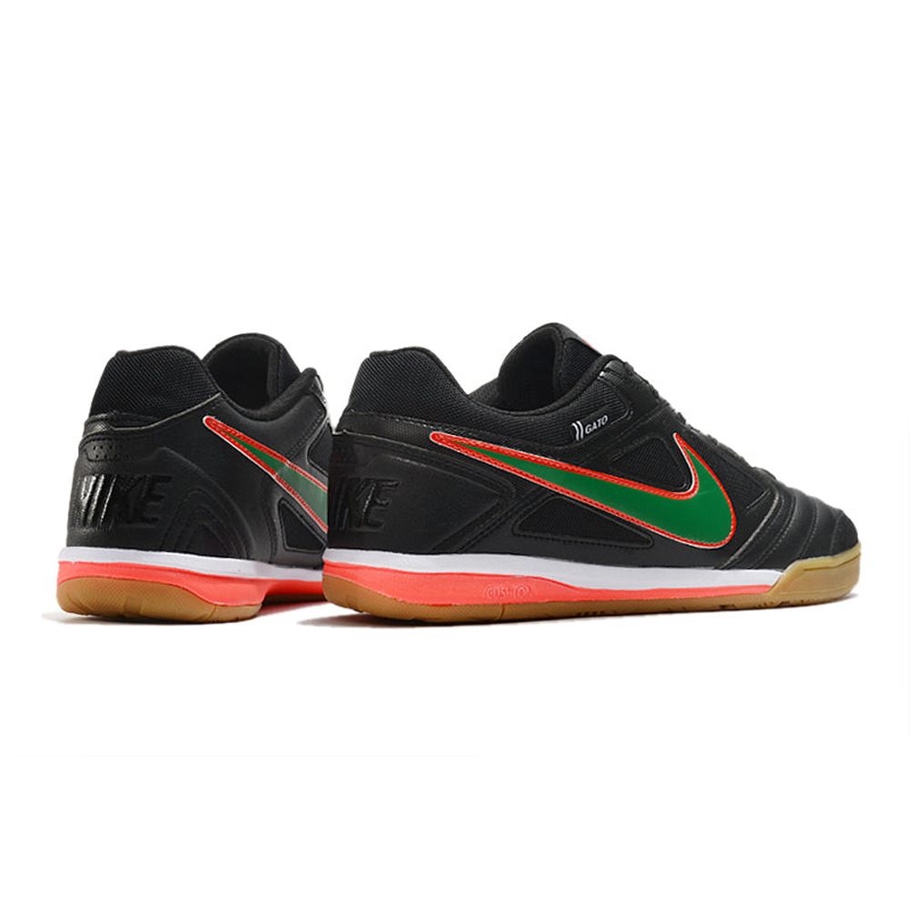 Chuteira Futsal Supreme x Nike SB Gato IC Preta e Verde