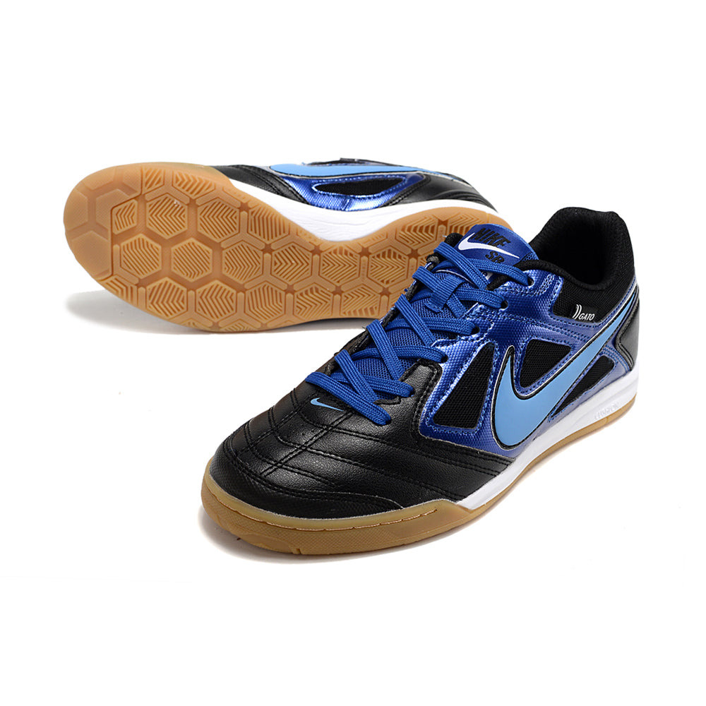 Chuteira Futsal Supreme x Nike SB Gato IC Preto e Azul