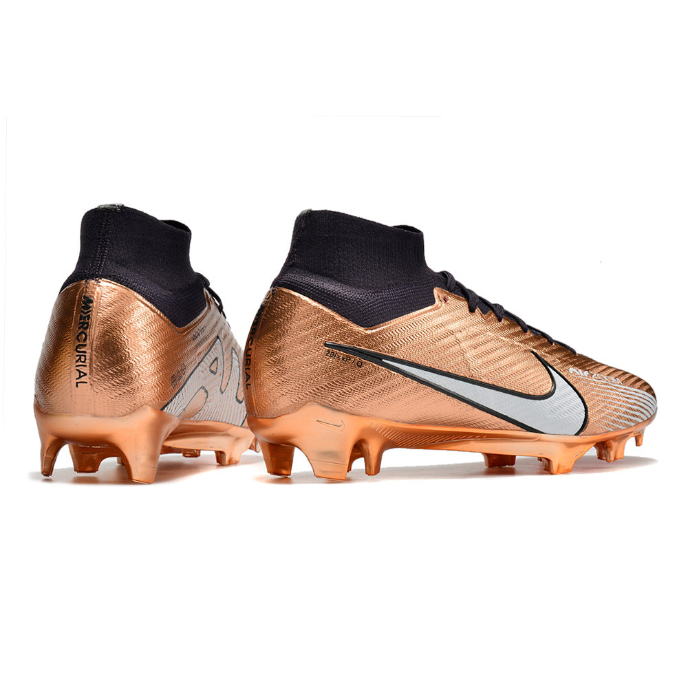 Chuteira Infantil Campo Nike Air Zoom Mercurial Superfly 9 Elite FG Cobre 