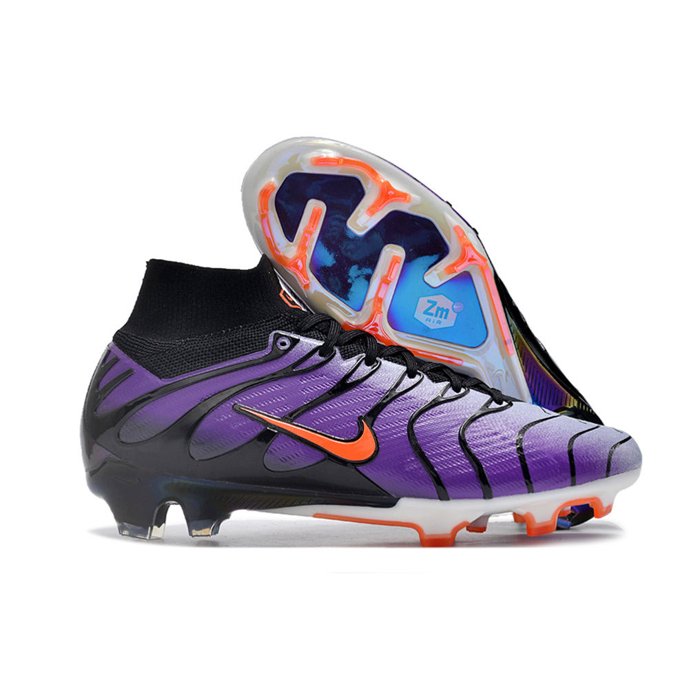 Chuteira Infantil Campo Nike Air Zoom Mercurial Superfly 9 Elite FG Roxa 
