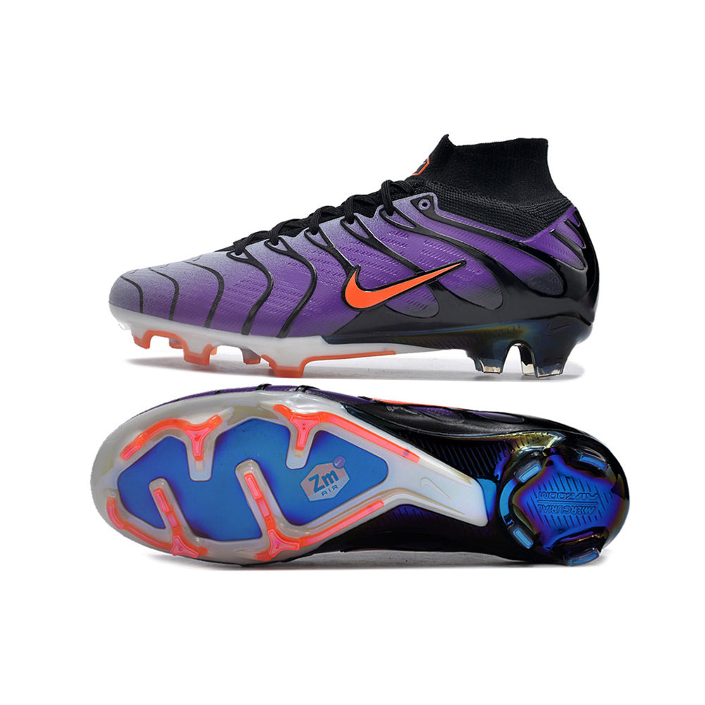 Chuteira Infantil Campo Nike Air Zoom Mercurial Superfly 9 Elite FG Roxa 