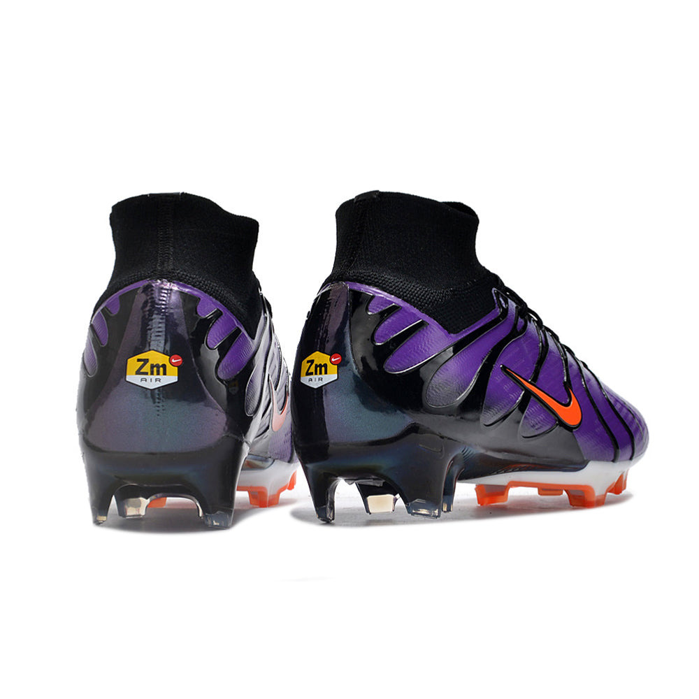 Chuteira Infantil Campo Nike Air Zoom Mercurial Superfly 9 Elite FG Roxa 