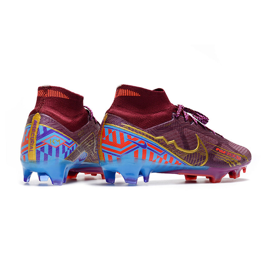 Chuteira Infantil Campo Nike Air Zoom Mercurial Superfly 9 Elite FG Roxa 