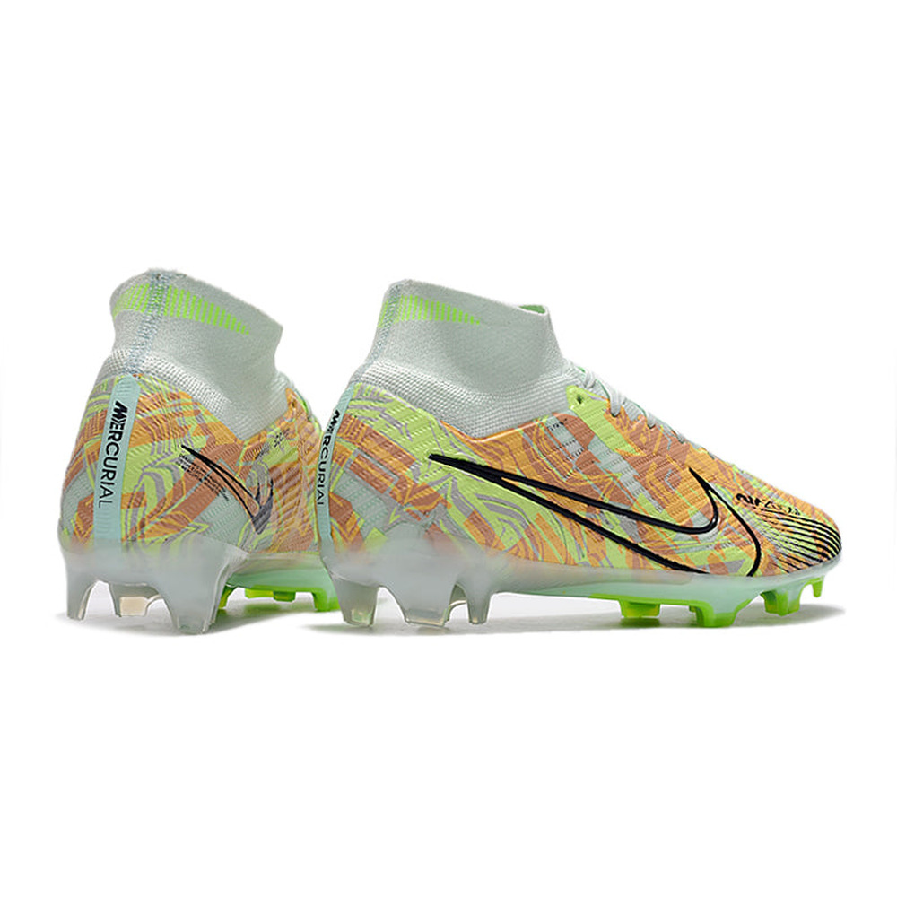 Chuteira Infantil Campo Nike Air Zoom Mercurial Superfly 9 Elite FG Verde 