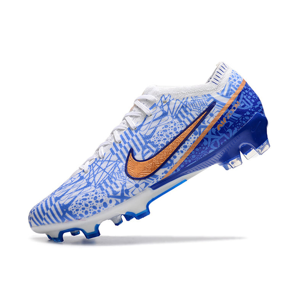 Chuteira Infantil Campo Nike Air Zoom Mercurial Vapor 15 Elite FG Azul 