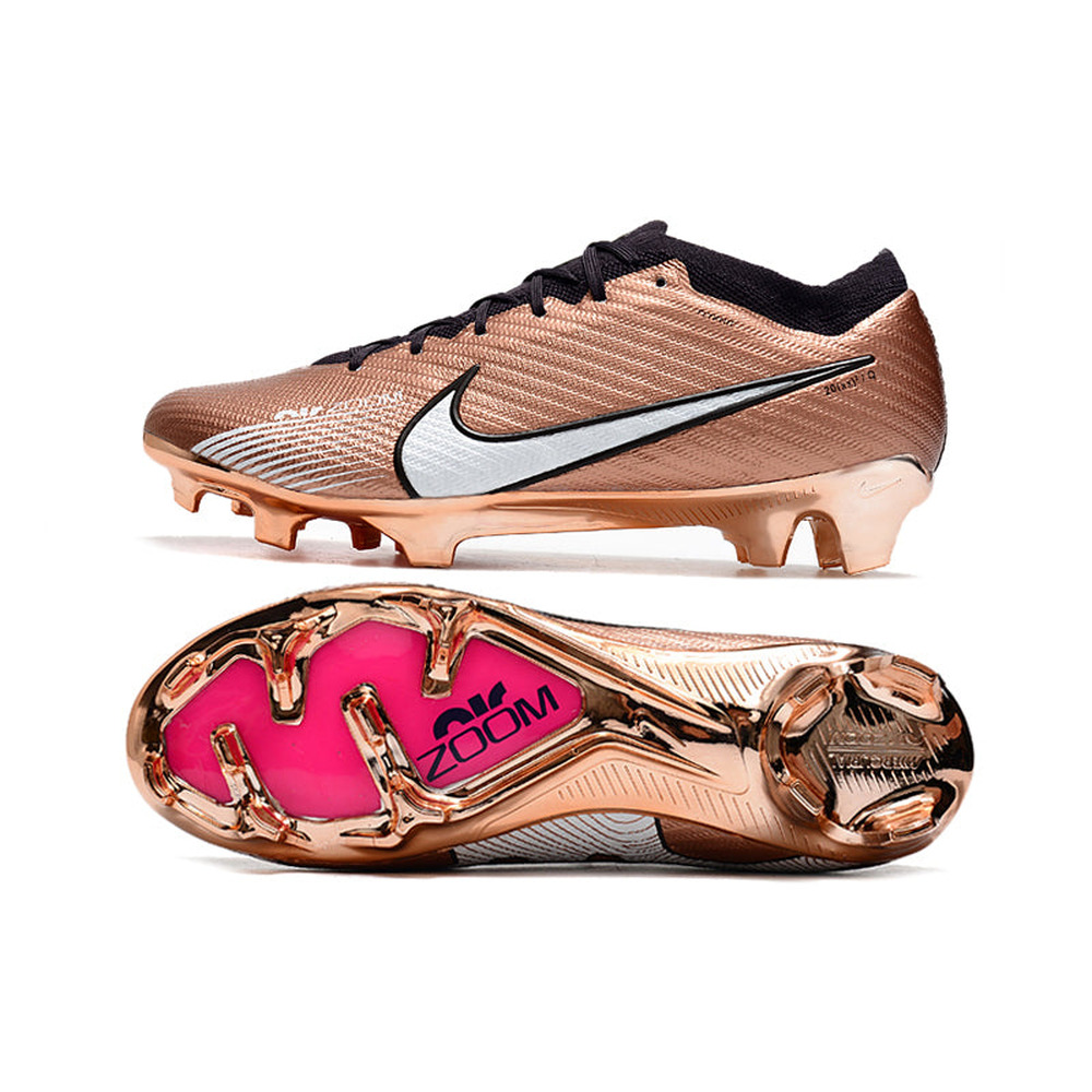 Chuteira Infantil Campo Nike Air Zoom Mercurial Vapor 15 Elite FG Cobre 