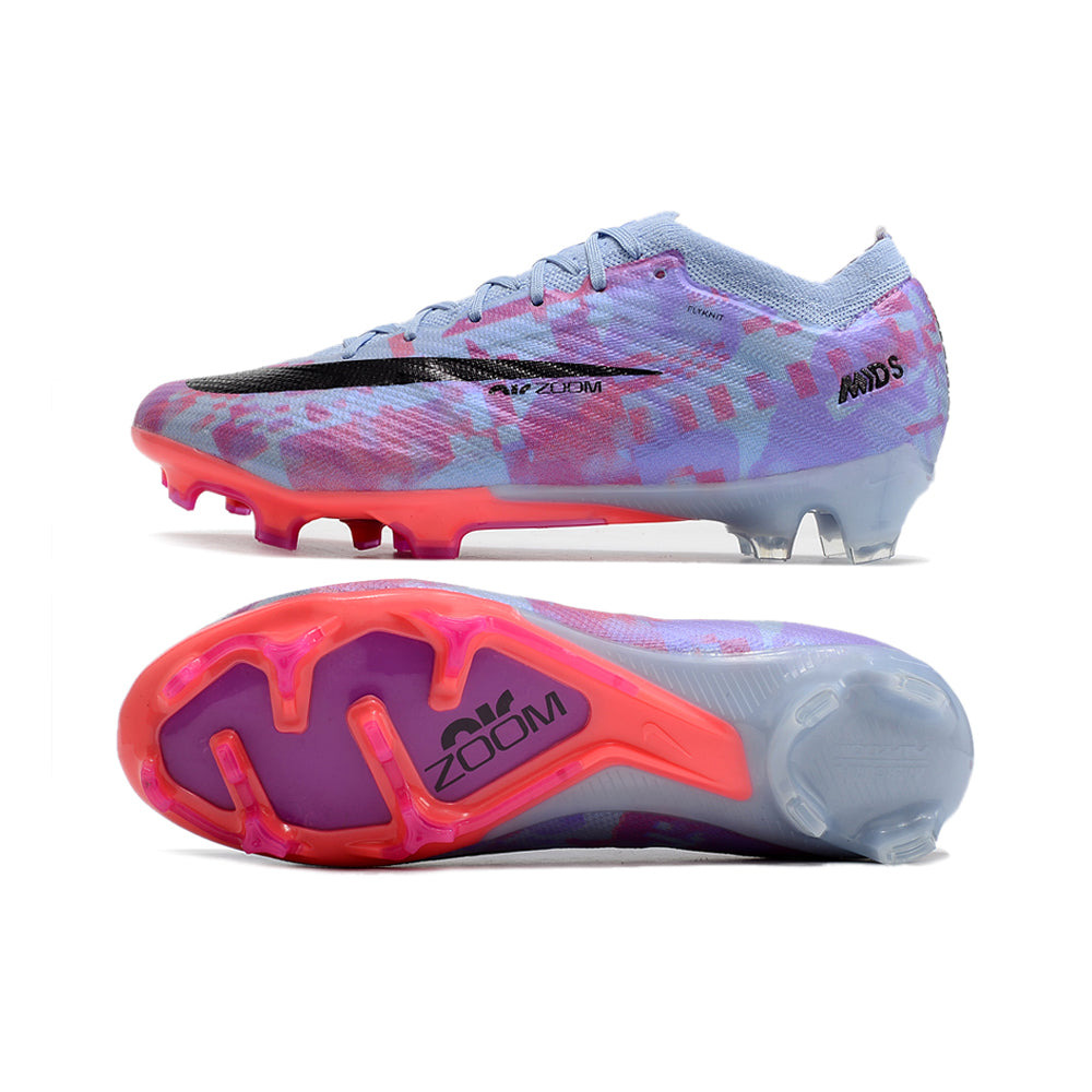 Chuteira Infantil Campo Nike Air Zoom Mercurial Vapor 15 Elite FG Roxa 