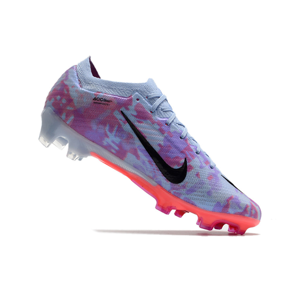 Chuteira Infantil Campo Nike Air Zoom Mercurial Vapor 15 Elite FG Roxa 
