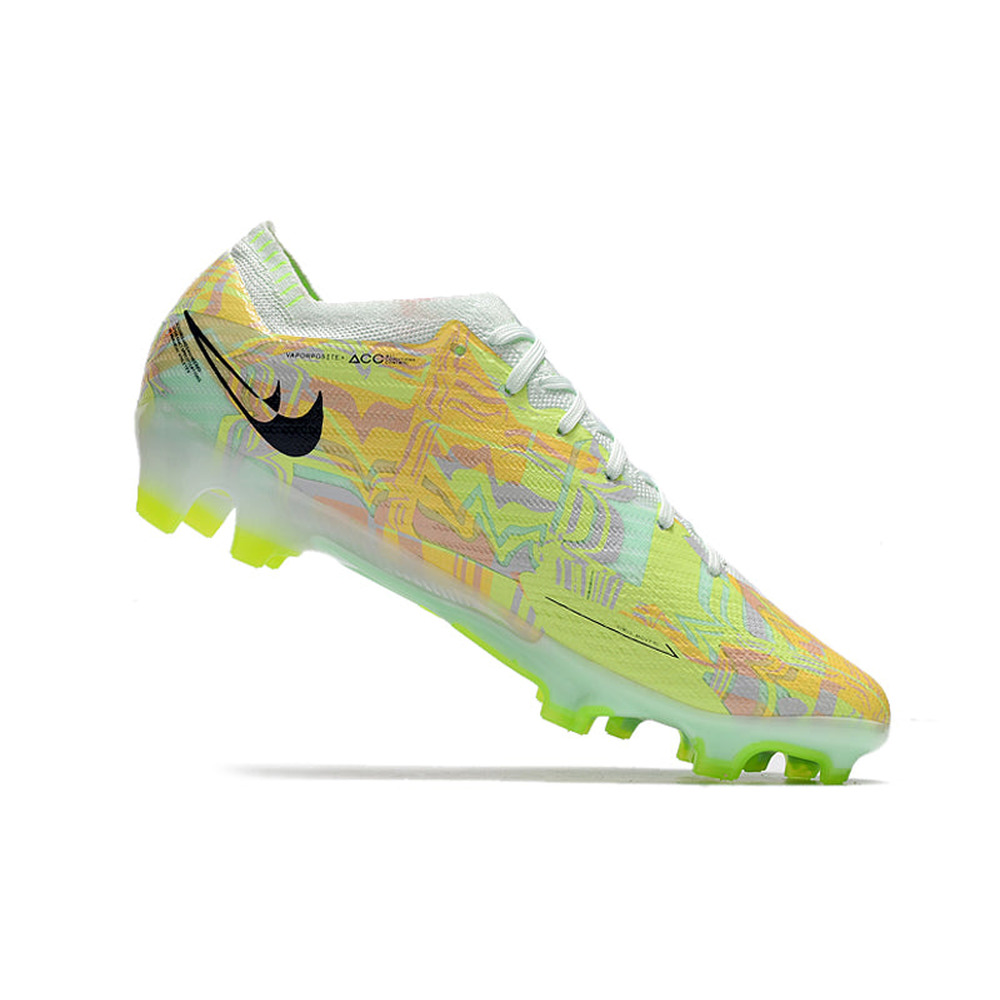 Chuteira Infantil Campo Nike Air Zoom Mercurial Vapor 15 Elite FG Verde 