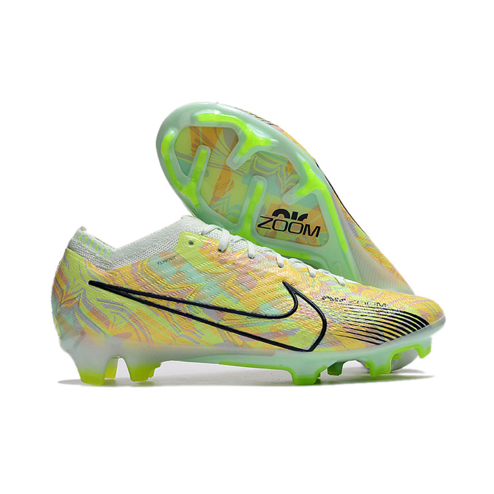 Chuteira Infantil Campo Nike Air Zoom Mercurial Vapor 15 Elite FG Verde 