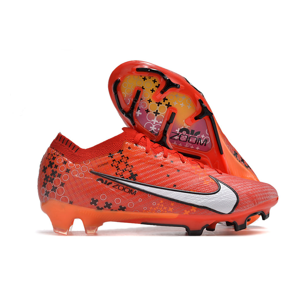 Chuteira Infantil Campo Nike Air Zoom Mercurial Vapor 15 Elite FG Vermelha 