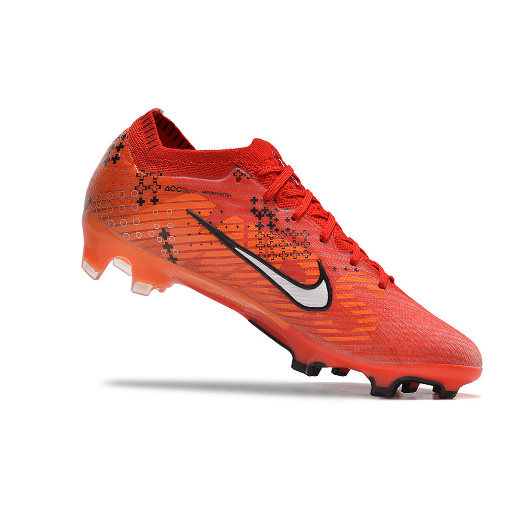 Chuteira Infantil Campo Nike Air Zoom Mercurial Vapor 15 Elite FG Vermelha 