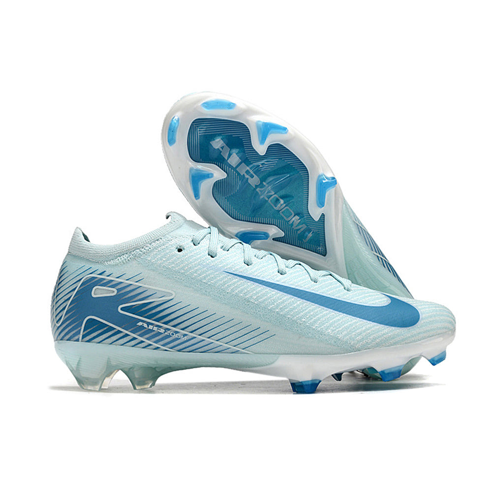 Chuteira Infantil Campo Nike Air Zoom Mercurial Vapor 16 Elite FG Azul 